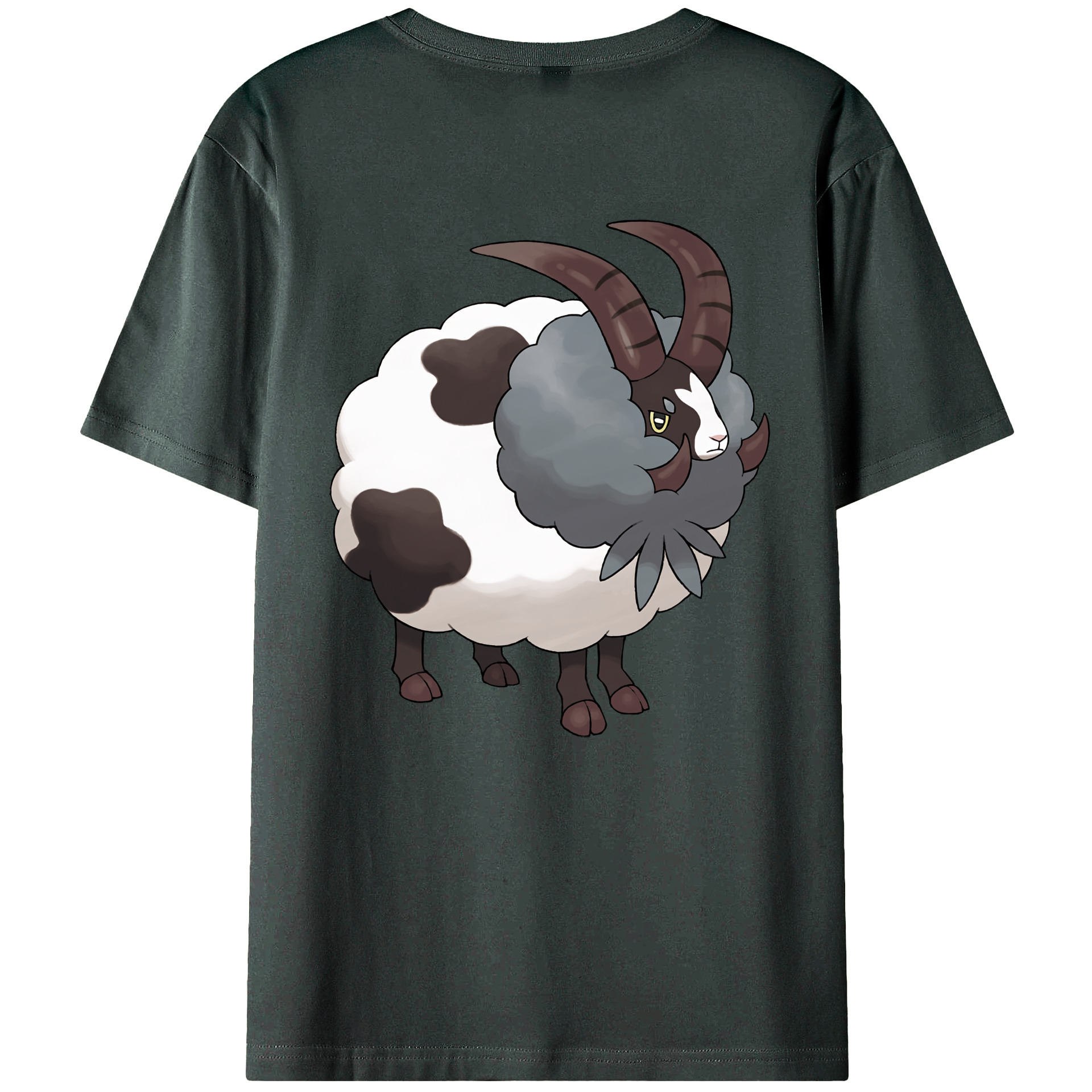 （画像用） ポケットモンスター Pokémon 綿100％ メンズ半袖Tシャツ（バックプリント） 通気性